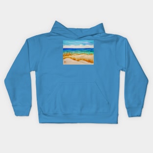 Beautiful Day at the Beach Kids Hoodie